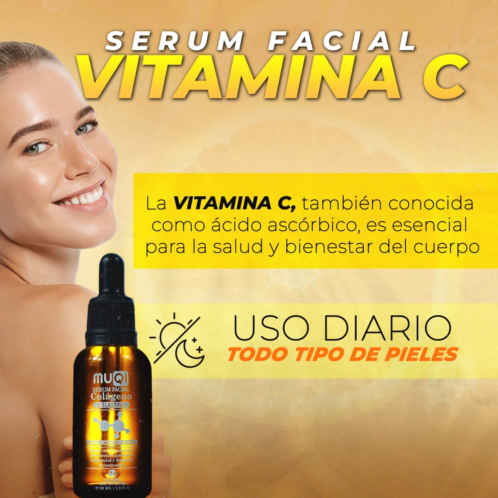 Serum vitamina C MUQI 30ML