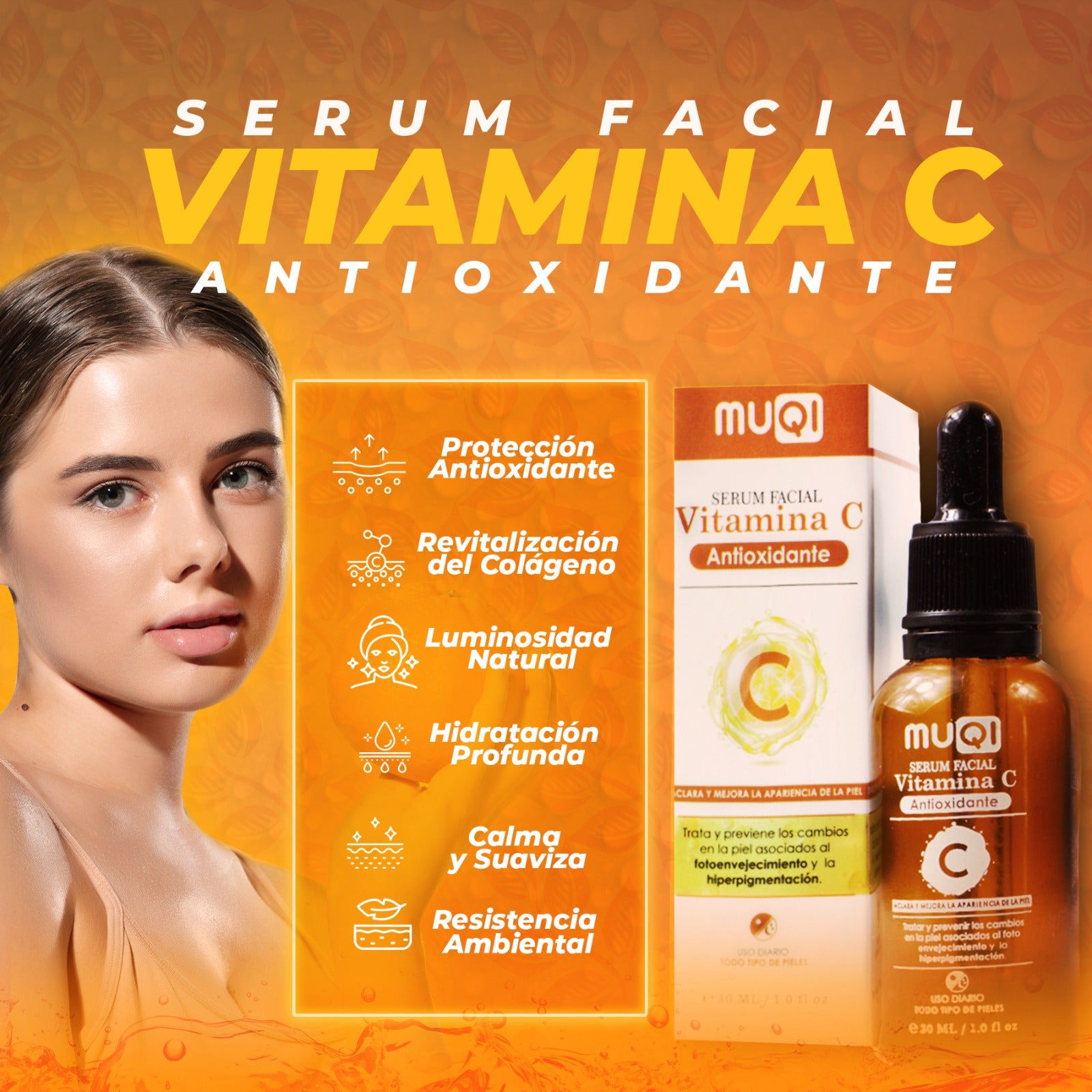 Serum vitamina C MUQI 30ML